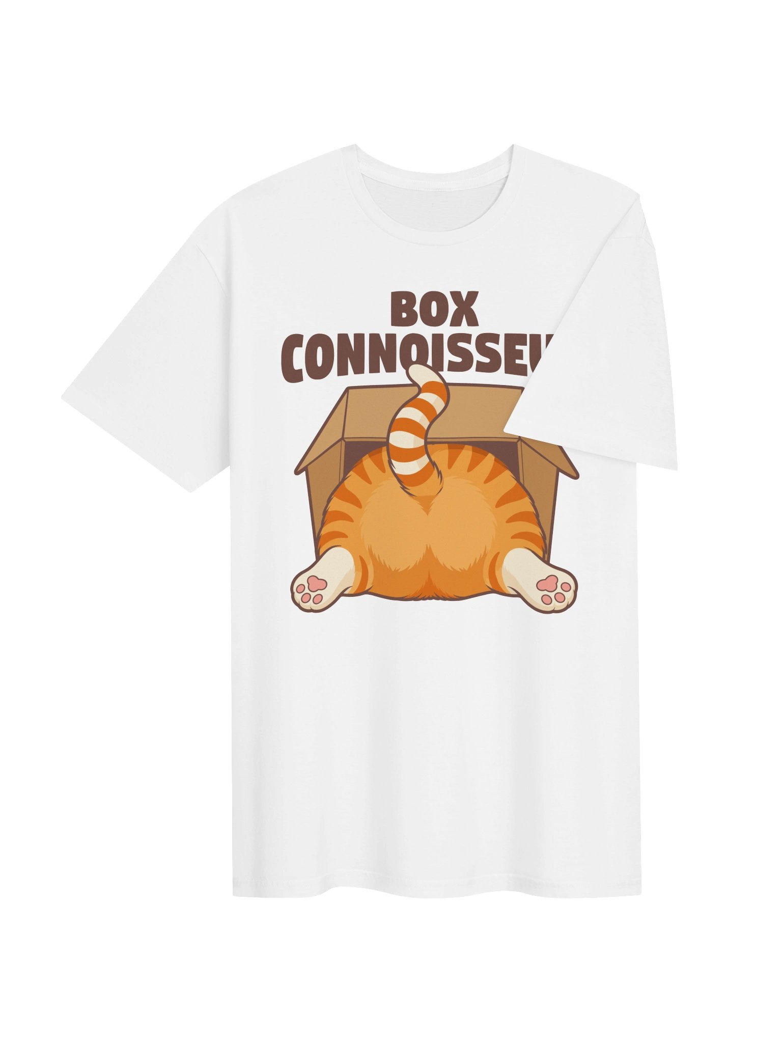 Box Connoisseur Orange Cat Shirt product image (5)