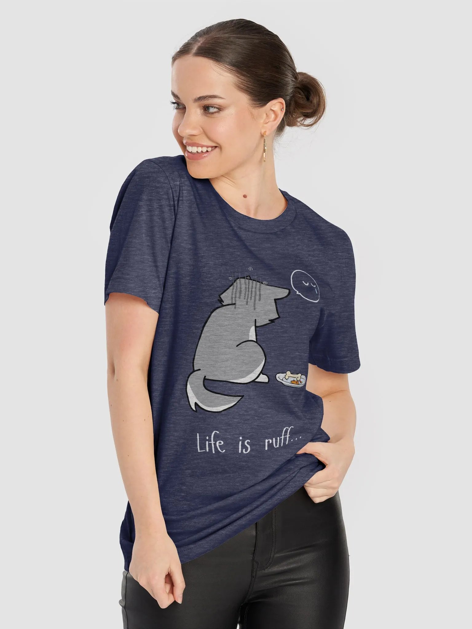 Life Is Ruff Soft Unisex T-Shirt product image (7)