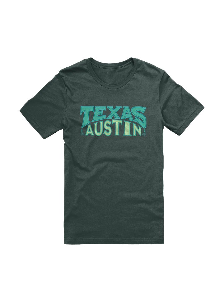 Austin Vibes Teal T-Shirt product image (1)