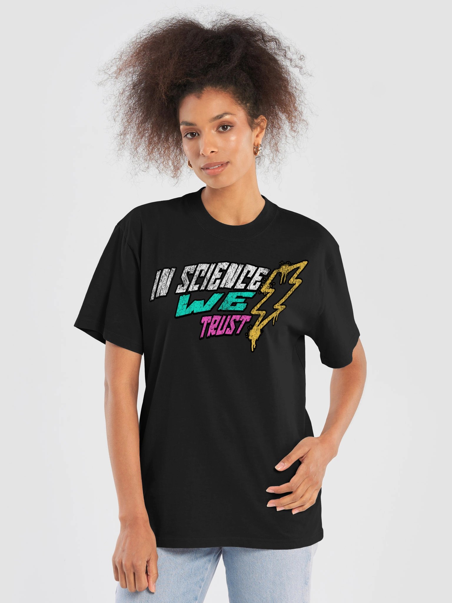 IN SCIENCE WE TRUST — Oversized Tee product image (2)