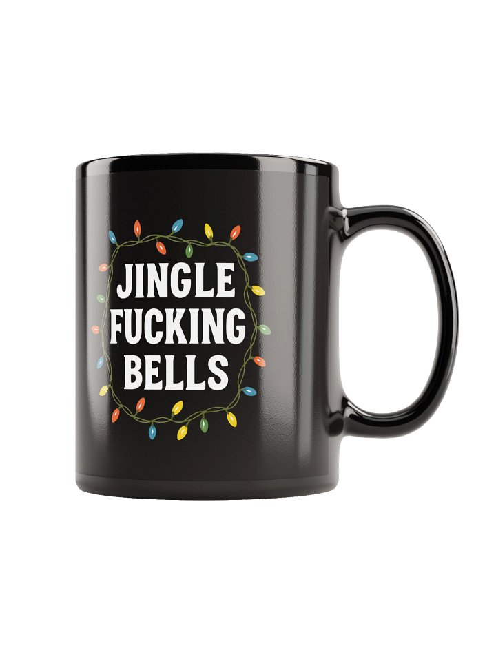 JINGLE F***KING BELLS MUG (BLACK) product image (2)