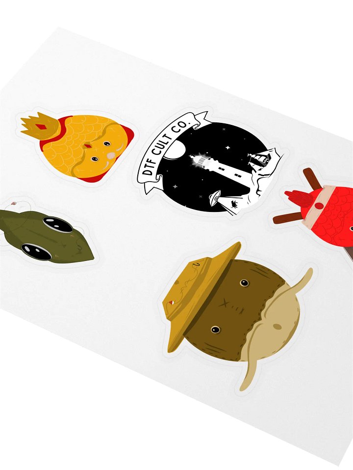 Palia Fishing Plush Sticker Sheet (Flushies) product image (2)