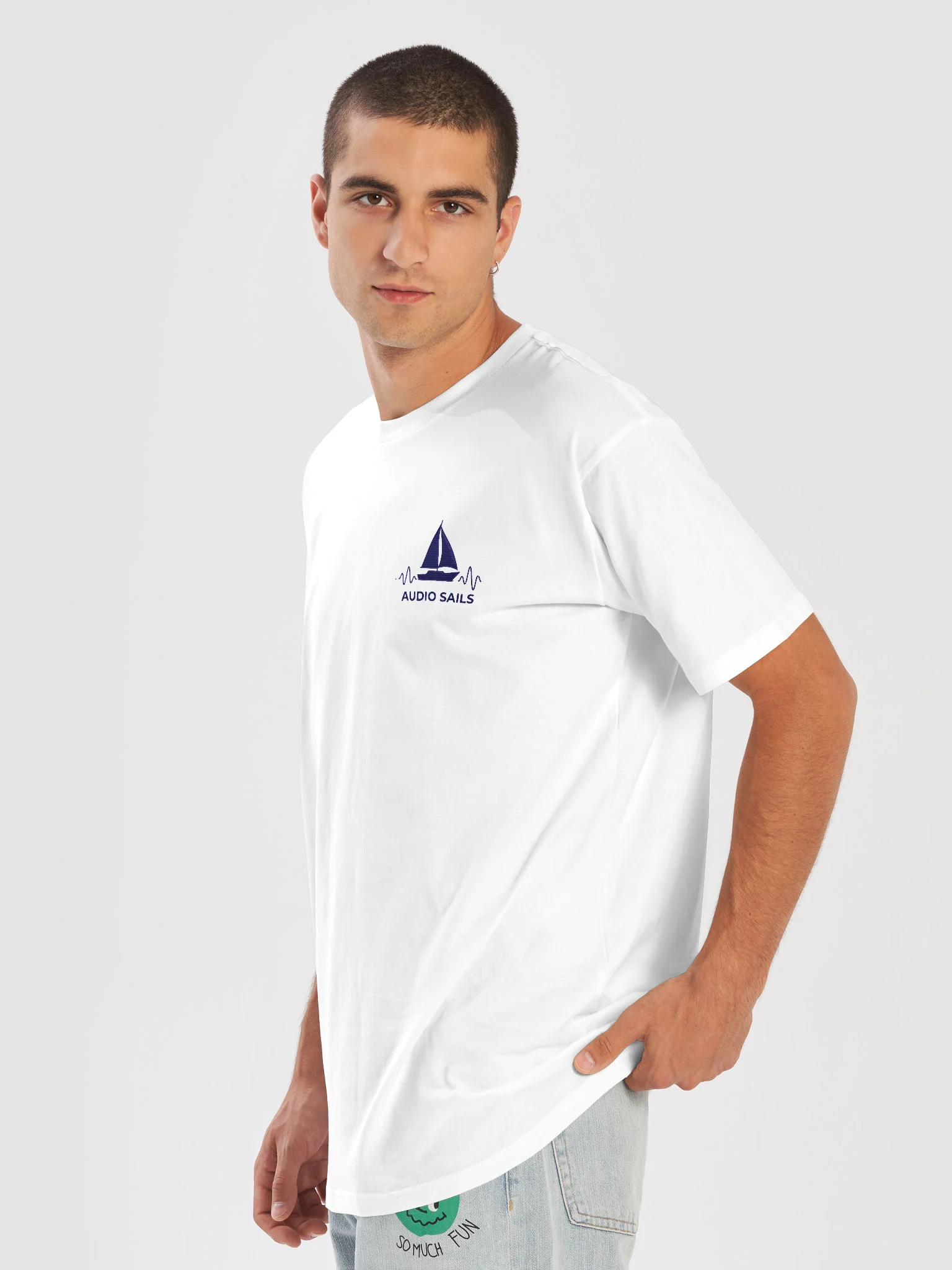 Audio Sails Reference Grade Tee | White Sand product image (7)