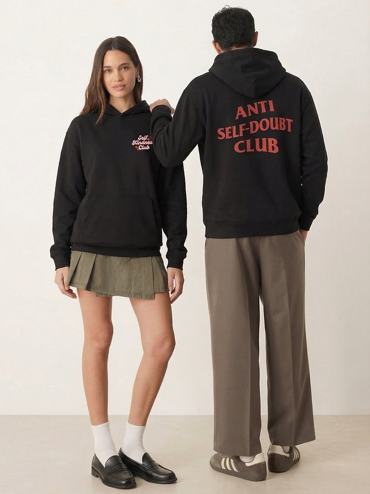 Anti Self-Doubt Club — Heavyweight Hoodie product image (1)