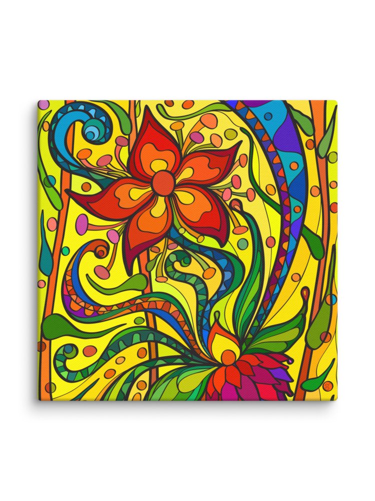 Vibrant Floral Canvas Art - Bright Starfish product image (48)