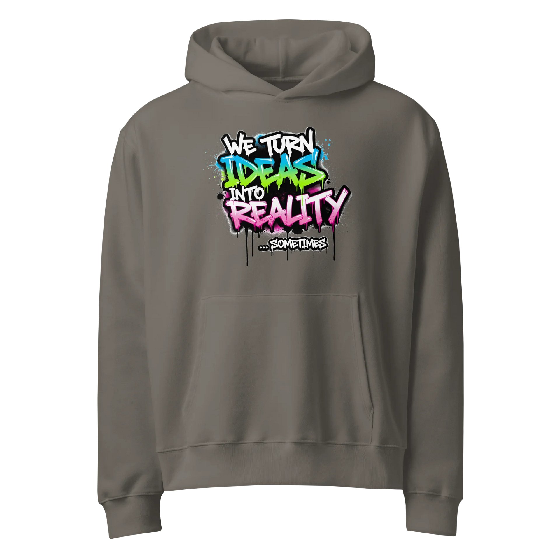 We Turn Ideas Into Reality Oversized Hoodie product image (4)