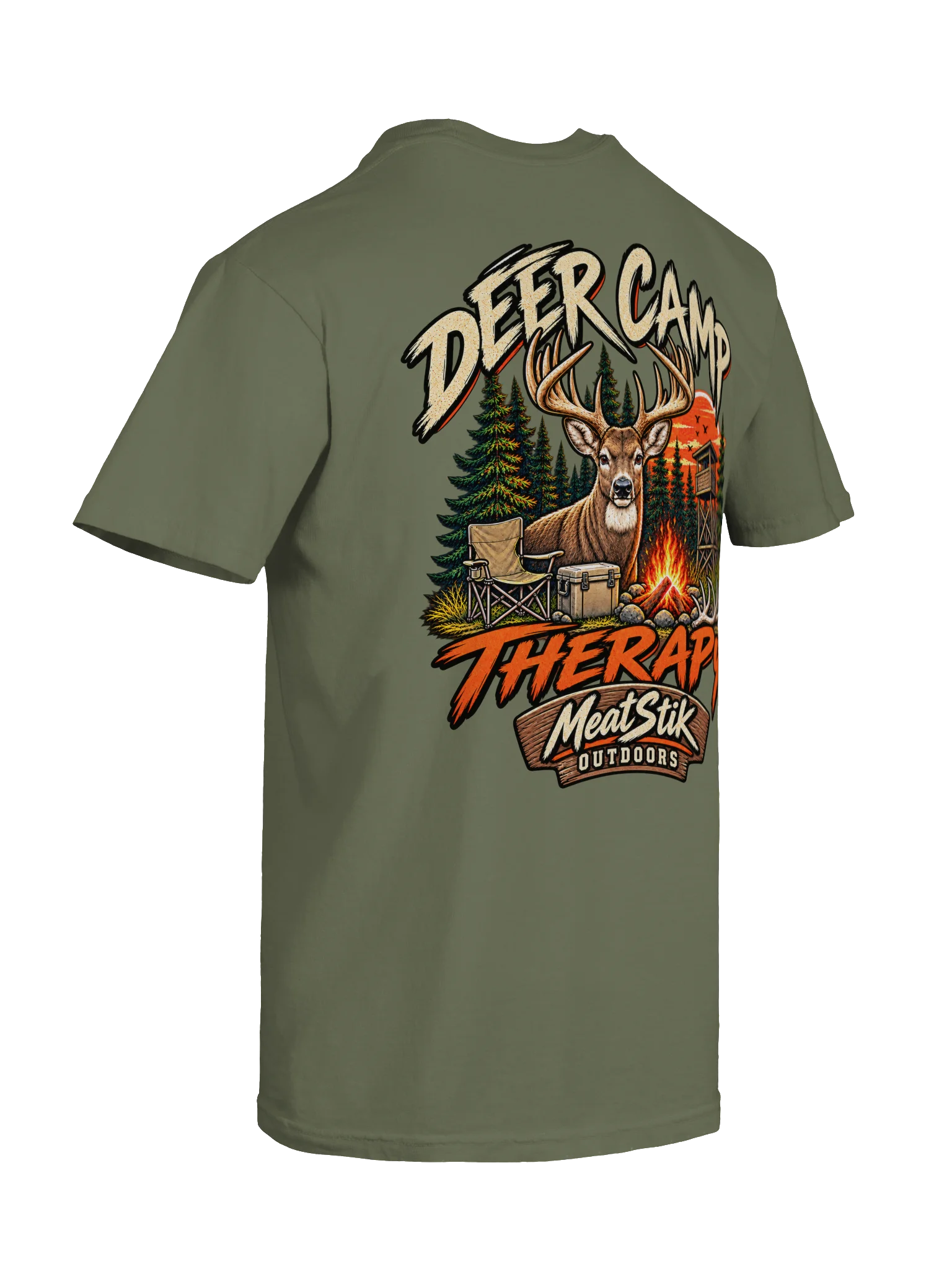 Deer Cam Therapy Comfort Colors Tee product image (8)