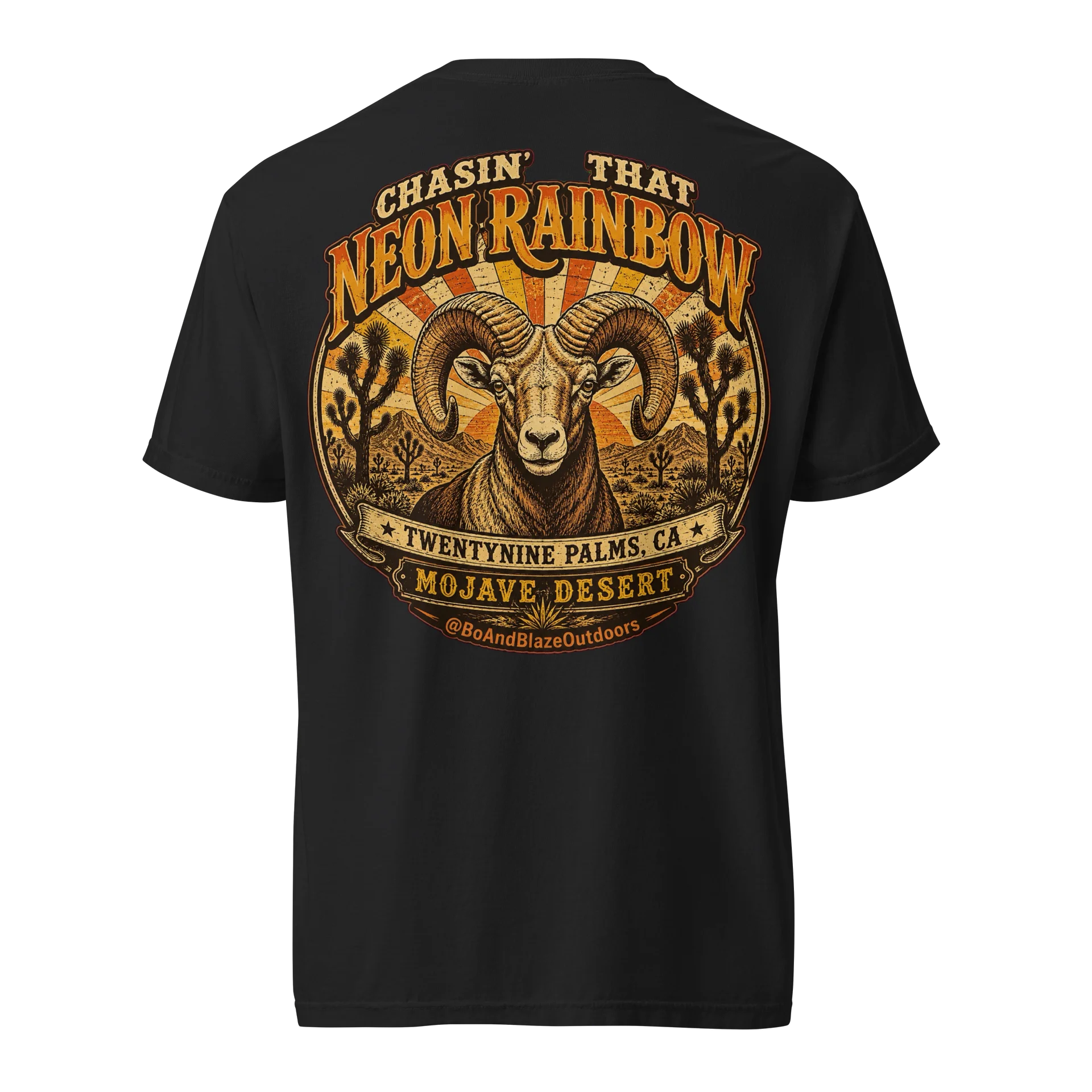 Chasin’ That Neon Rainbow | Mojave Bighorn Tee product image (1)