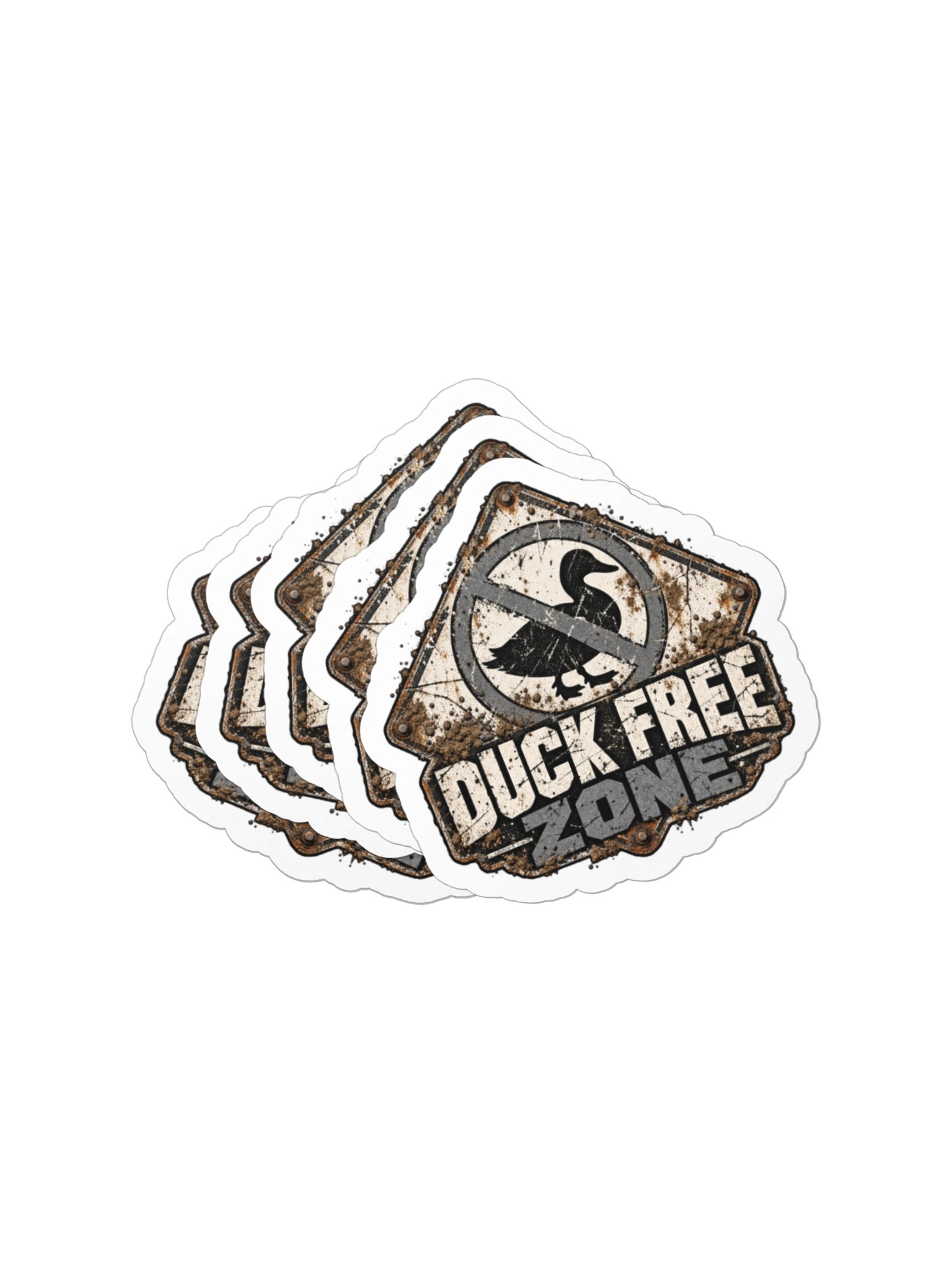 Duck Free Zone Stickers product image (9)