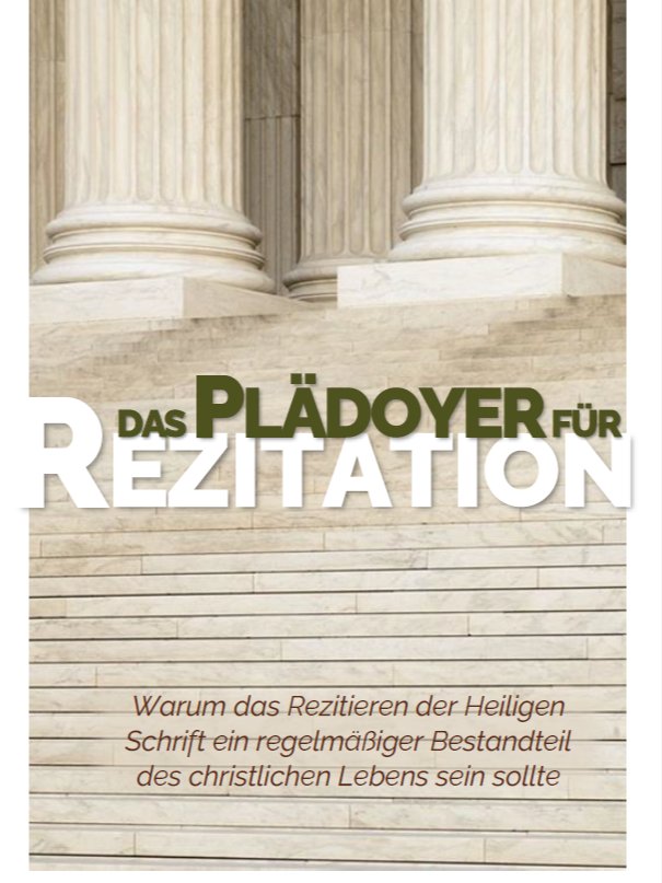 The Case for Recitation promo booklet - German product image (1)