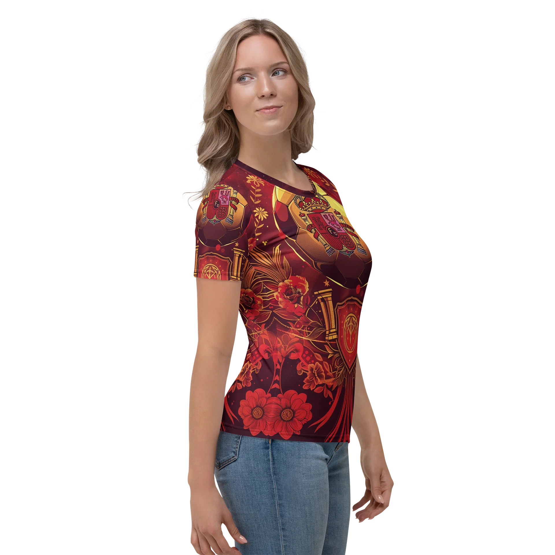 Spain Womens Fantasy Football Shirt product image (6)