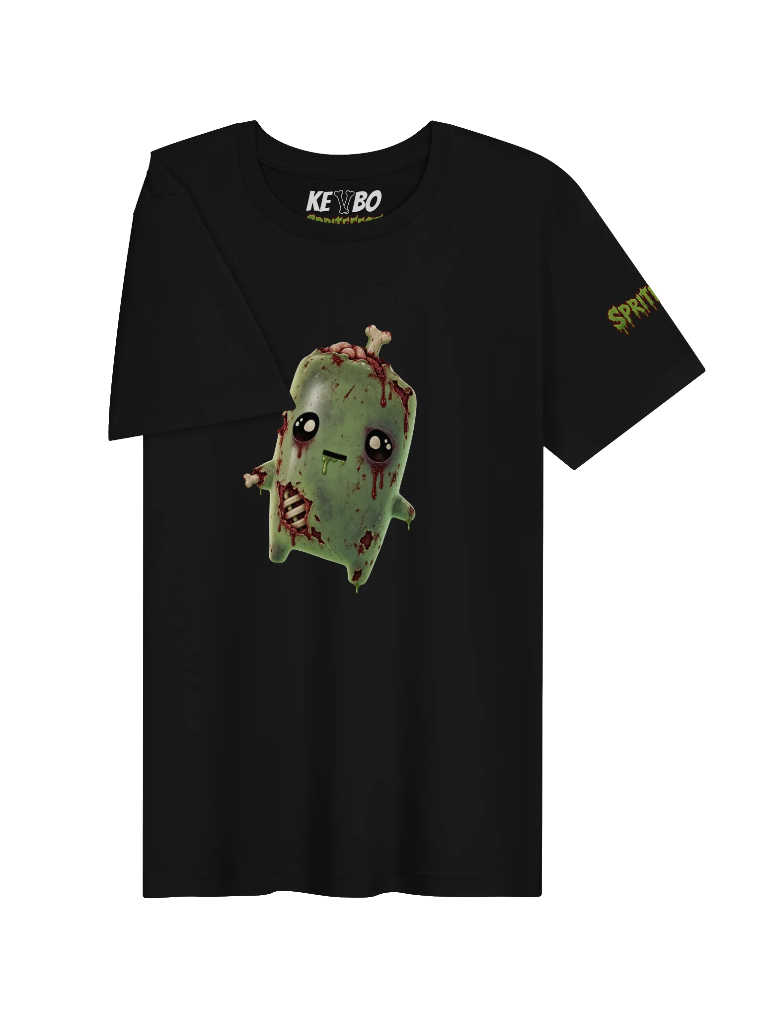 SPRITEFEST "Zombie Sprite" ADULT Black T-Shirt product image (3)