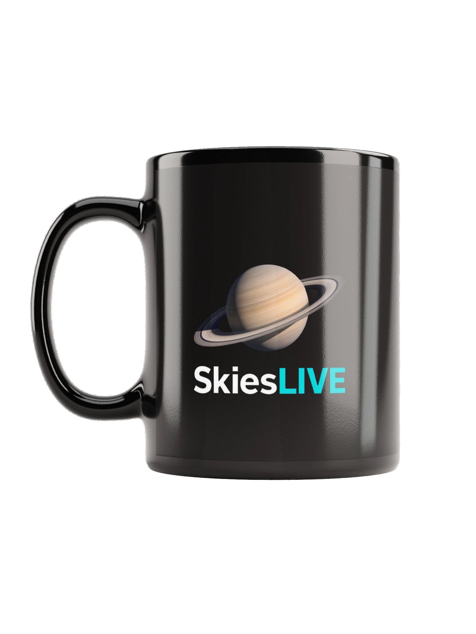 SkiesLIVE Saturn Mug (Black) product image (7)