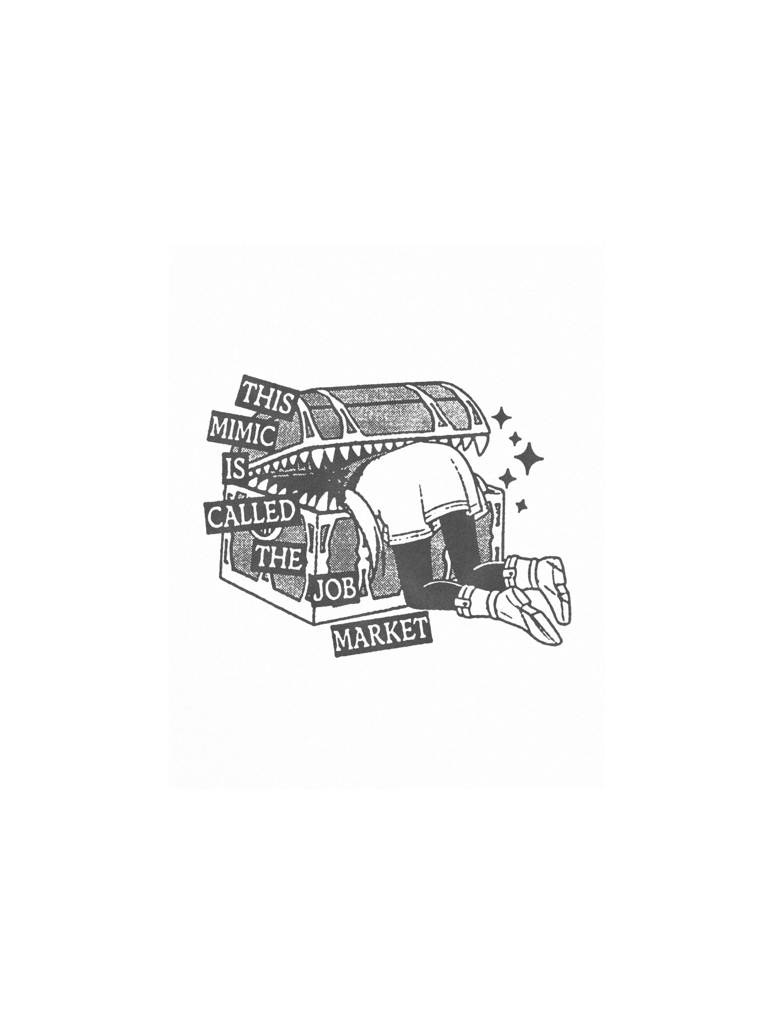 JOB MARKET ! Art Print. product image (1)