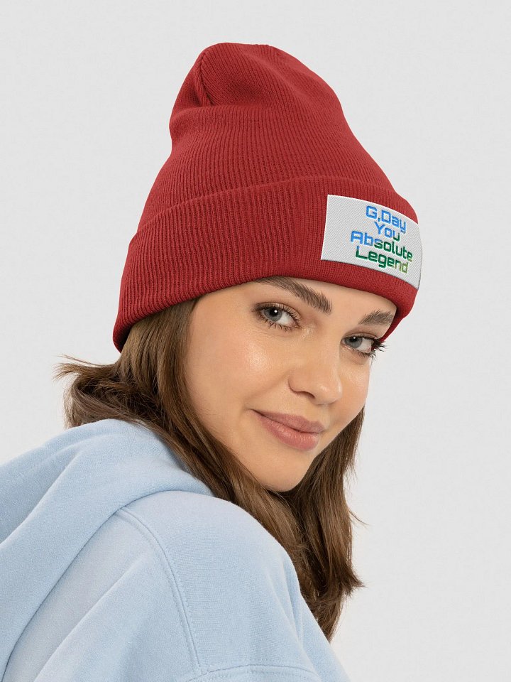 G'Day You Legend Beanie - RED product image (1)