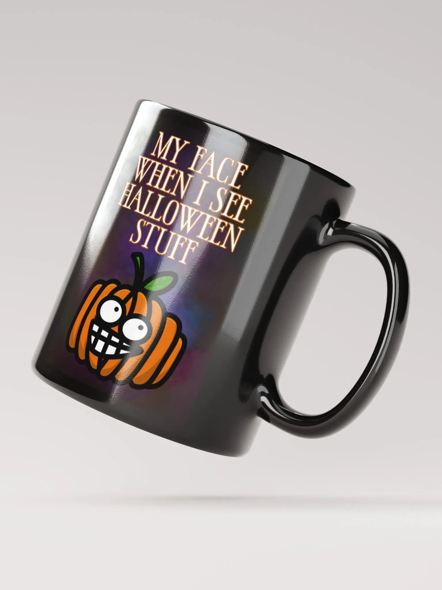 Hehe Pumpkin Black Mug product image (5)
