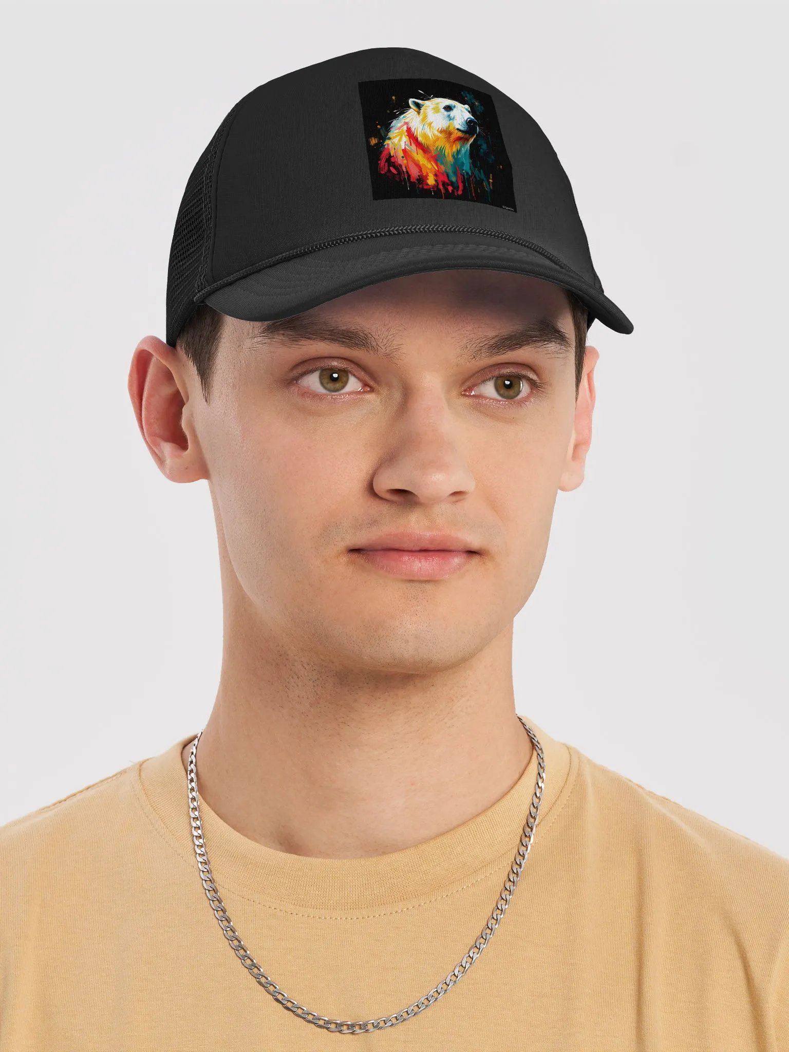 Arctic Splash Foam Trucker Hat product image (5)