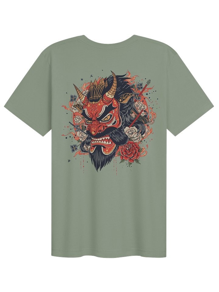 The Bold Oni Mask Streetwear T-Shirt product image (1)