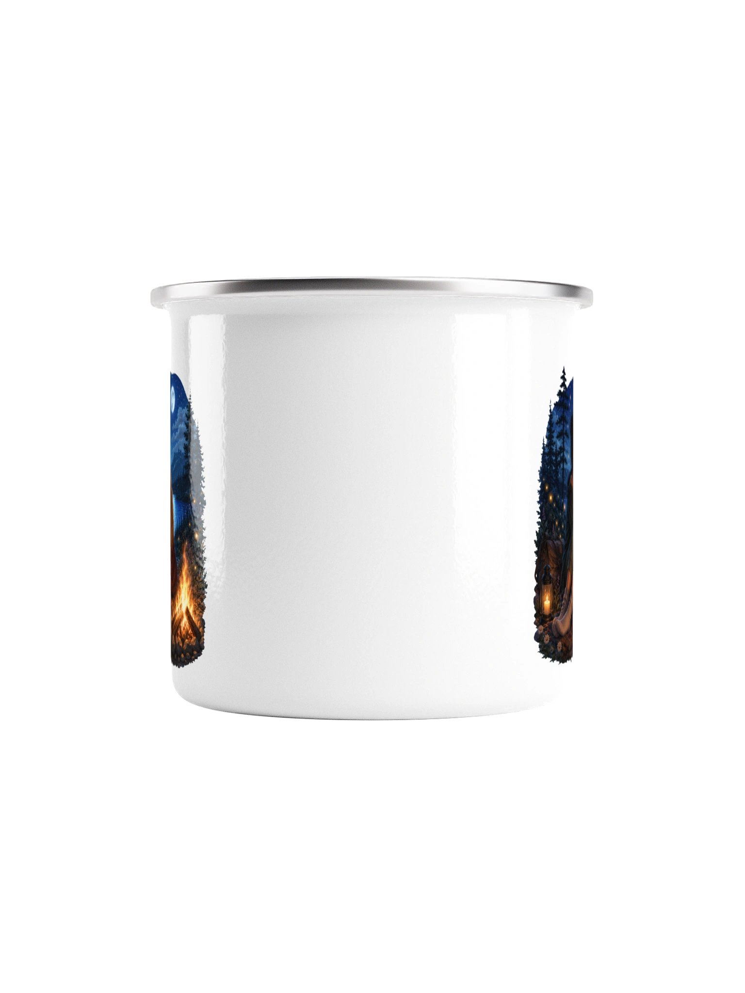 Sapphic Campfire Enamel Mug product image (2)