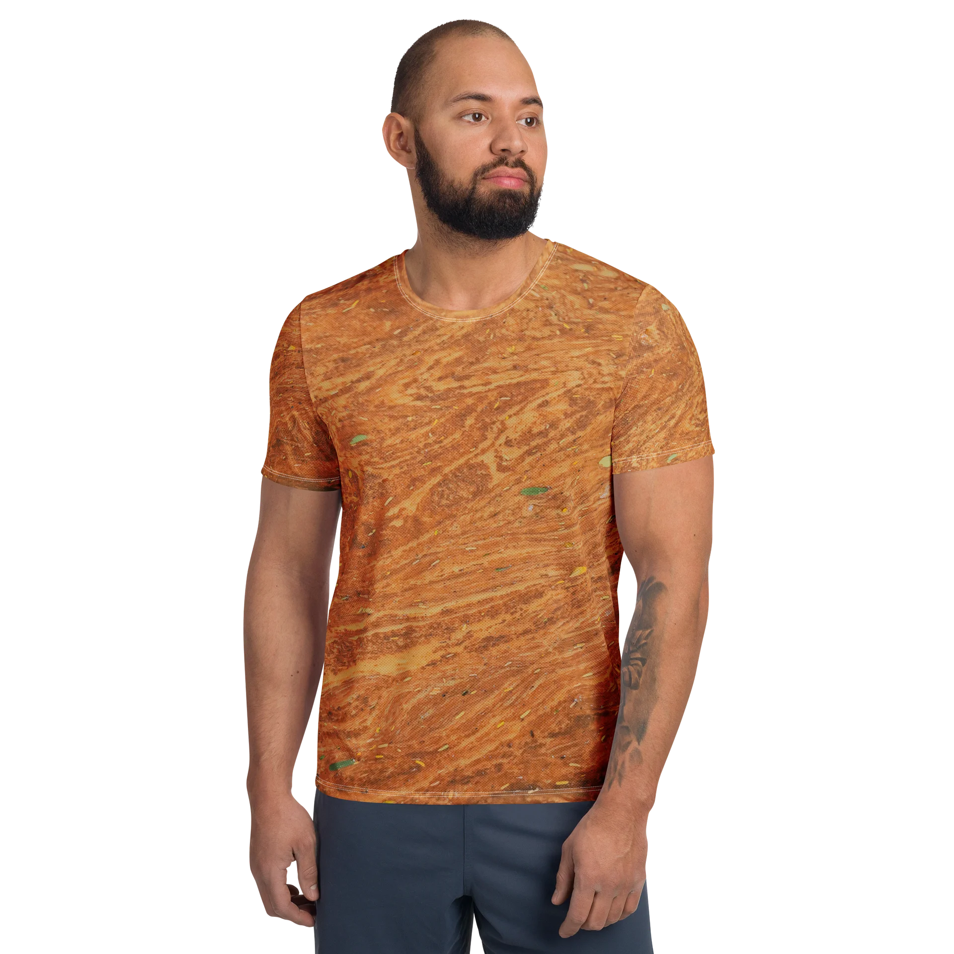 Terracotta Tea All-Over Print Athletic T-Shirt product image (1)