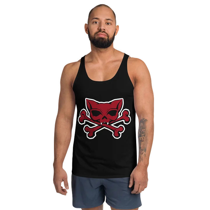 Red Kat Skull Designer Tanktop product image (1)