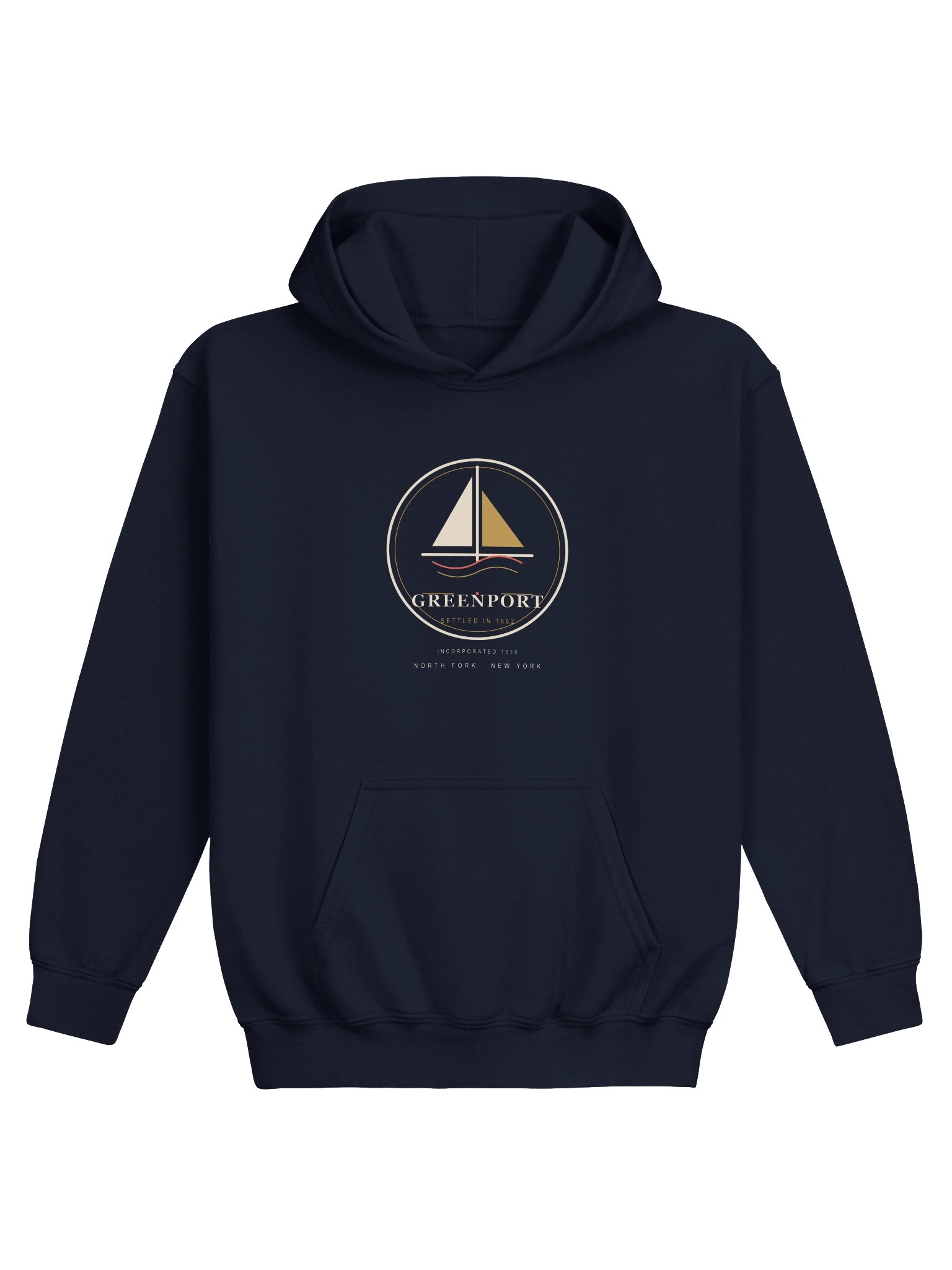 Greenport Harbor Crest Youth Hoodie product image (1)