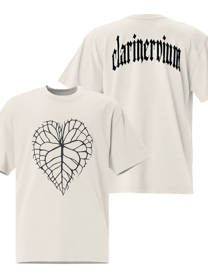 ANTHURIUM CLARINERVIUM SKELETON - Oversized Faded T-Shirt product image (1)