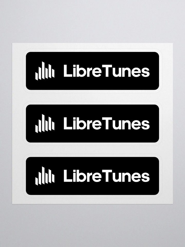 Black Premium Record Label Stickers product image (1)