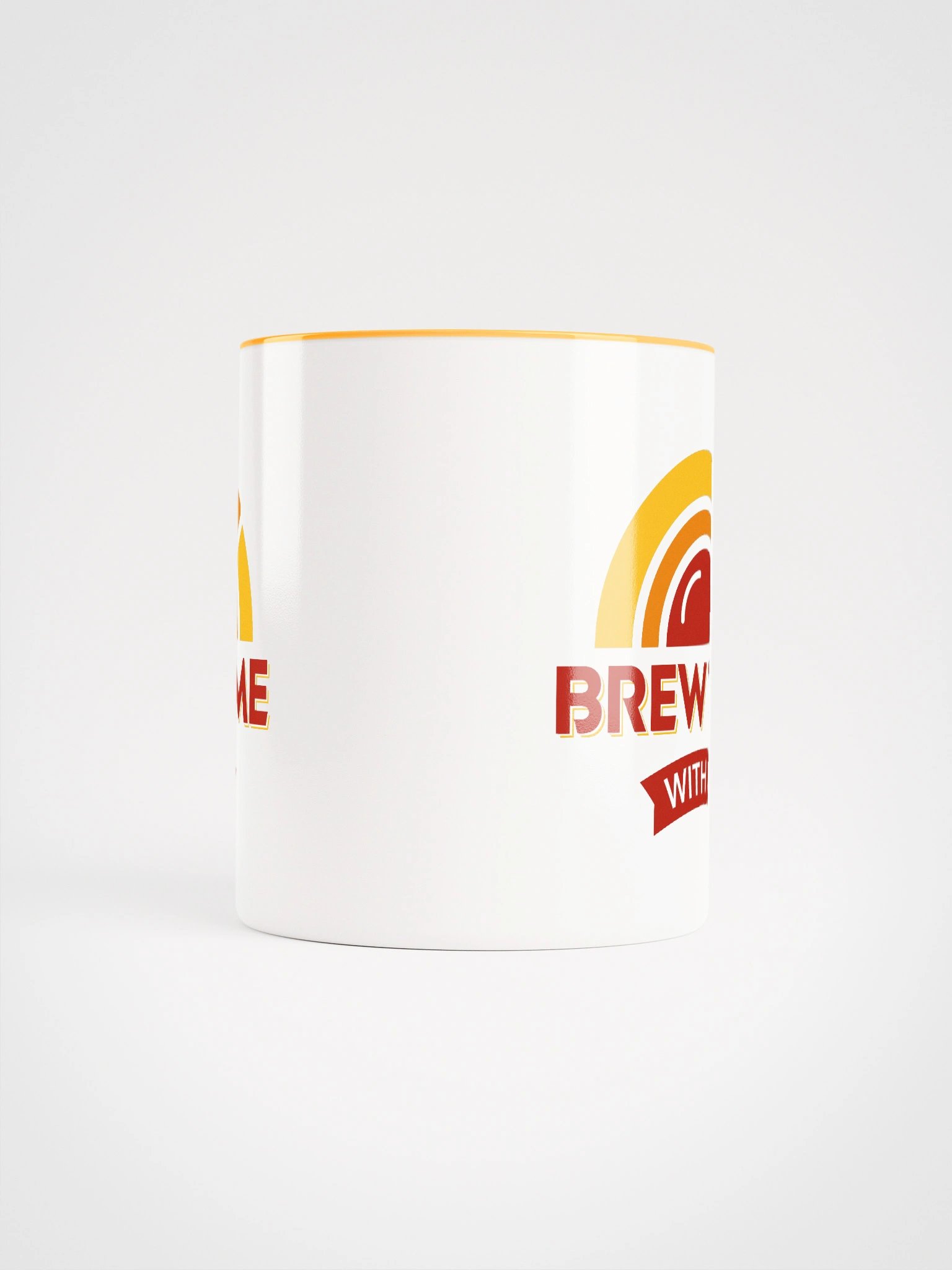 Brew Time Mug (Yellow Handle) product image (5)