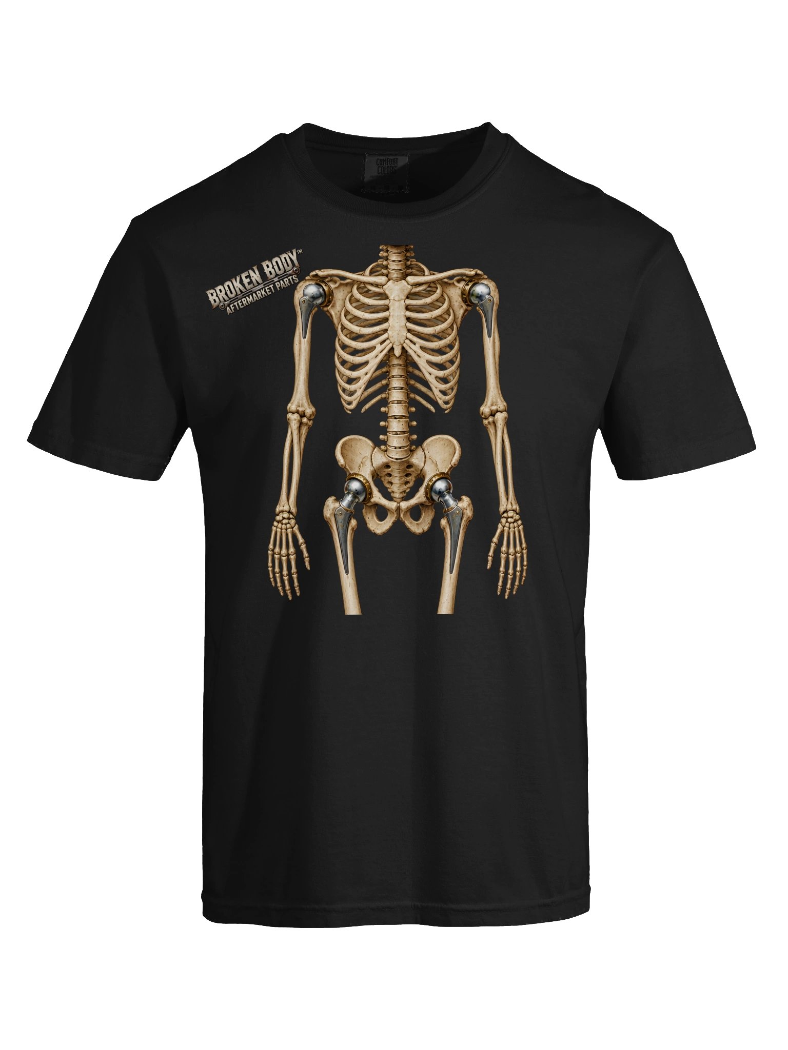 Shoulder & Hip Replacement Shirt — The $40 Million Man™ Double Replacement | Broken Body™ product image (10)