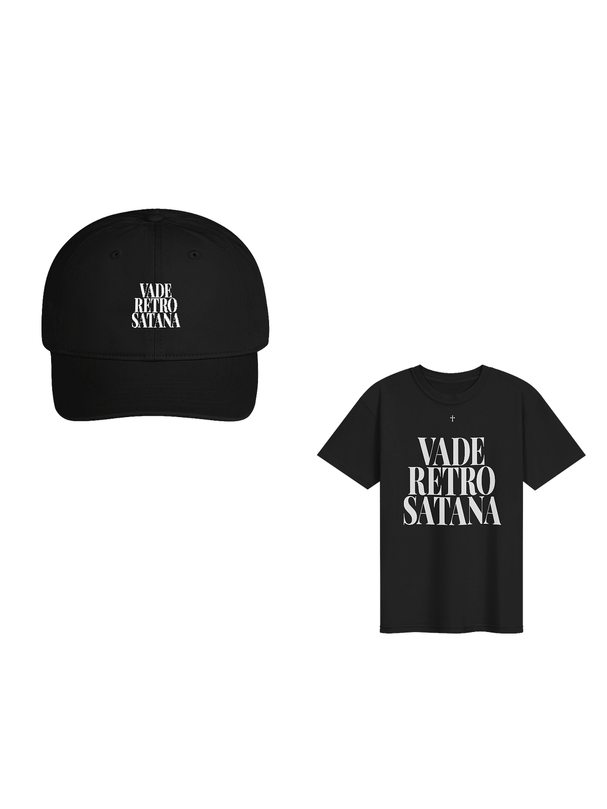 Vade Retro Satana Hat and Tee bundle