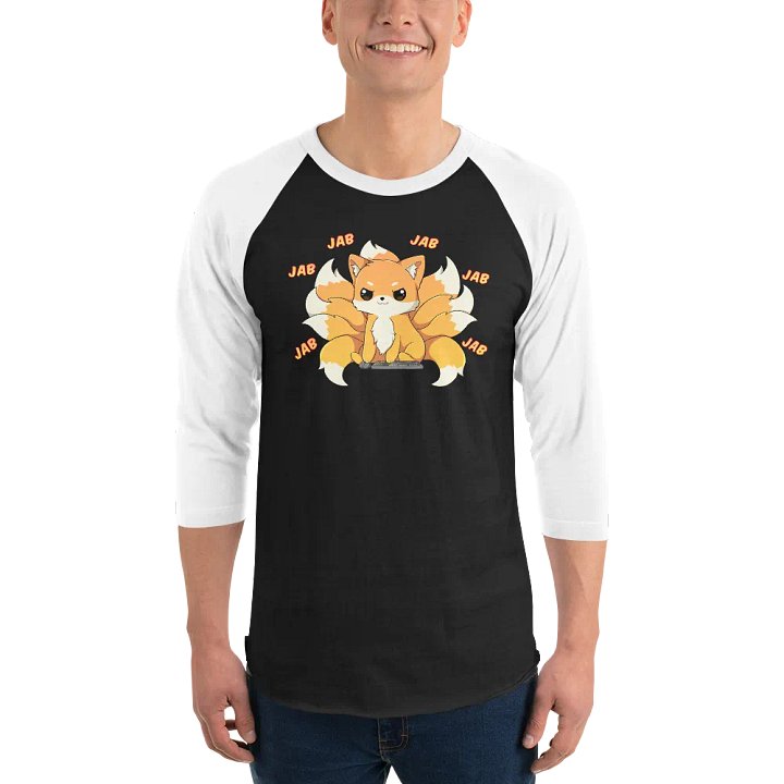 Templar Fox 3/4 Sleeve Raglan Shirt product image (1)
