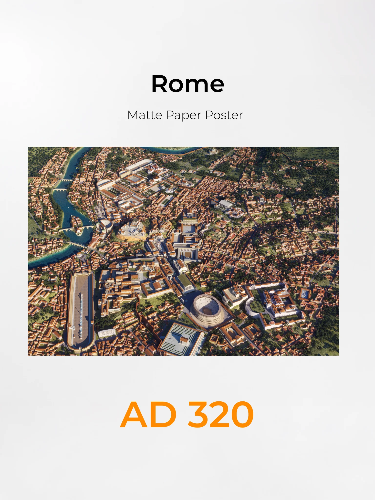 The Rome Poster (Unframed) product image (1)