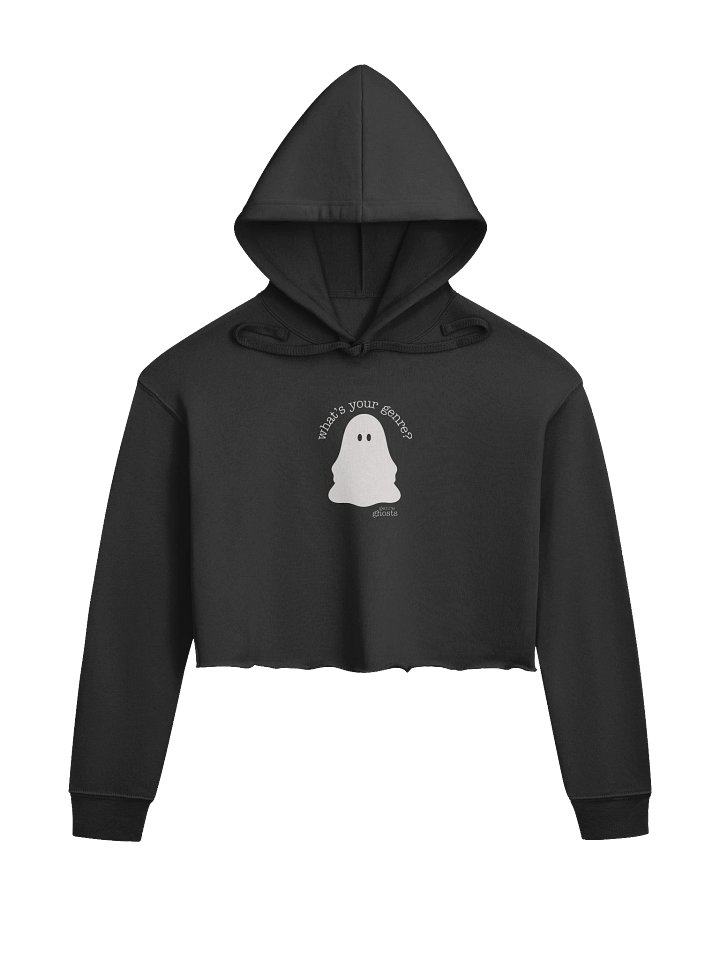 What's Your Genre Cropped Hoodie in soft white product image (1)