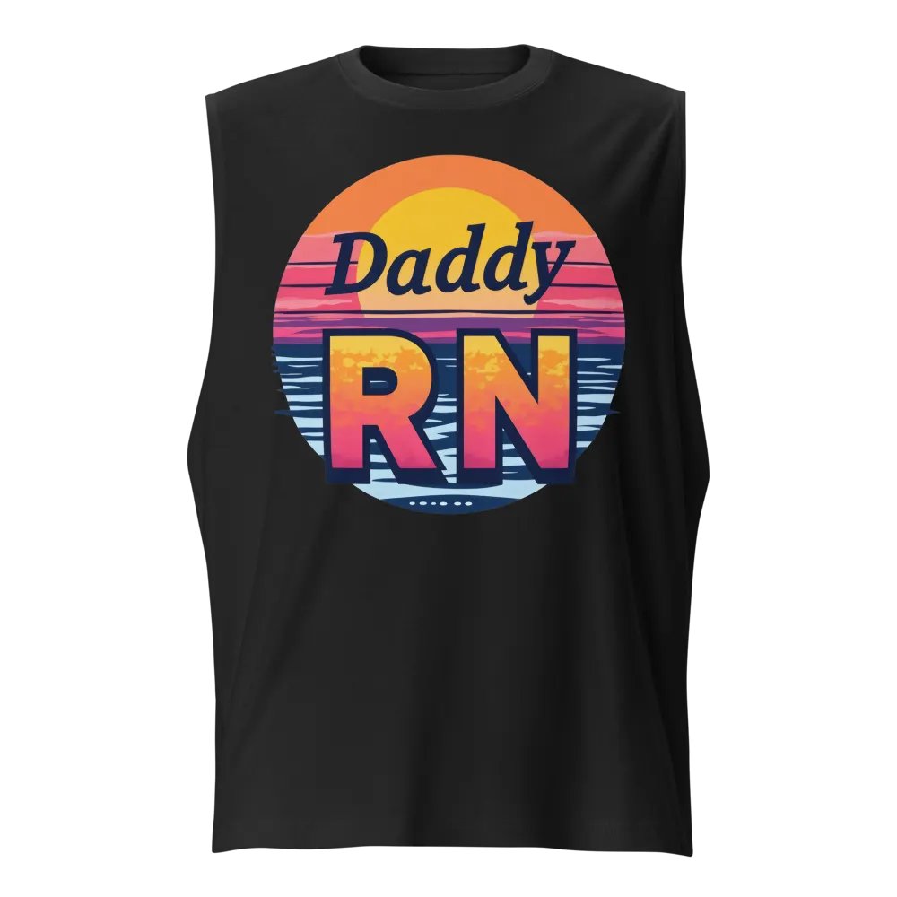 Sunset Daddy RN Muscle Tank product image (1)