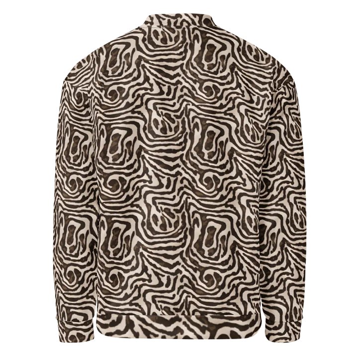 Brown Snake Bomber Jacket product image (2)