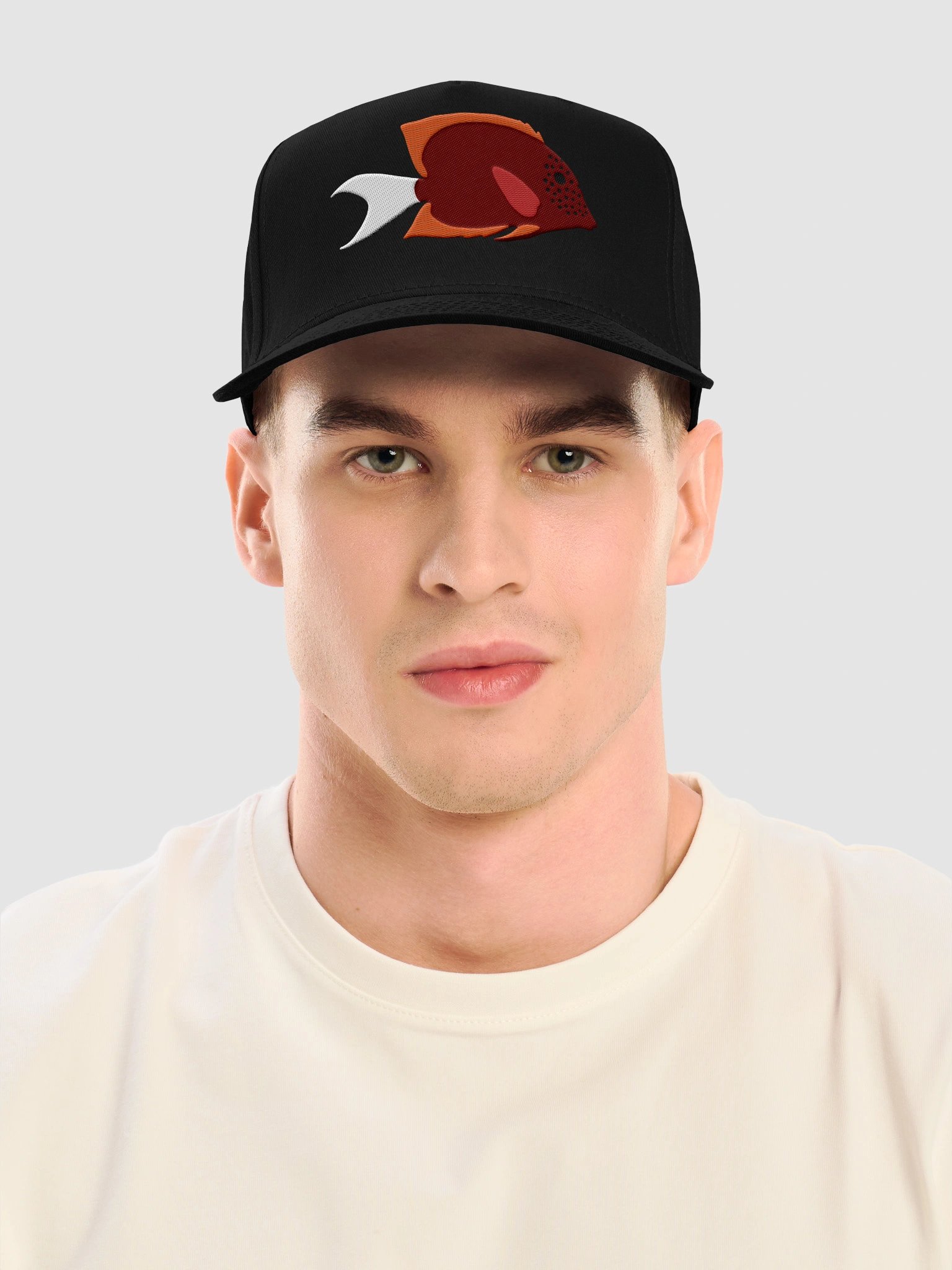 Tomini Tang Embroidered Mid-Profile Baseball Cap | Saltwater Reef Aquarium Fish Hat product image (2)