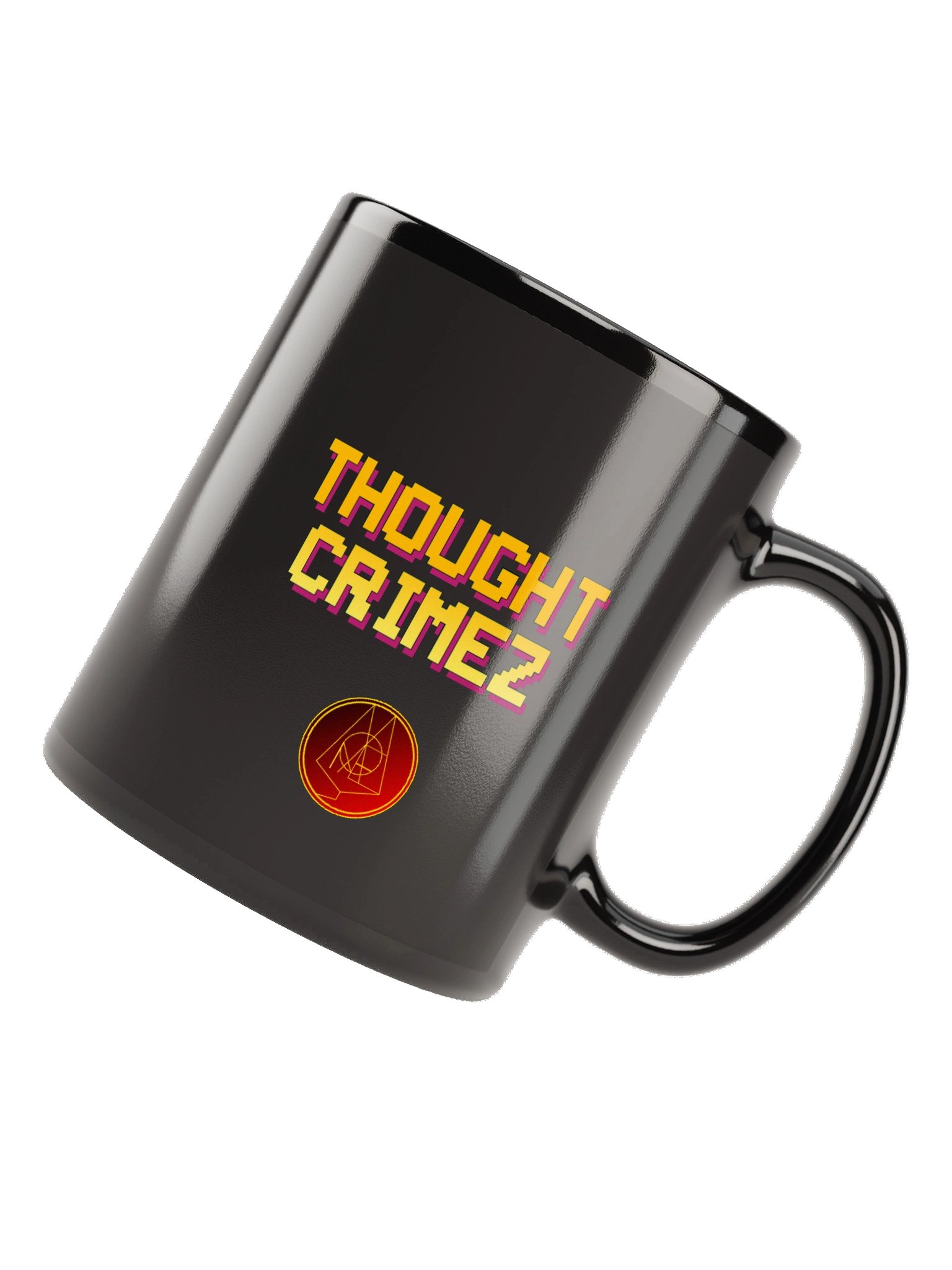 Thought Crimez Black Glossy Mug product image (12)