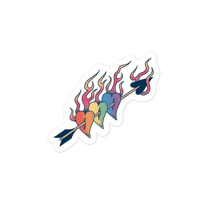 Pride Hearts Decal product image (1)