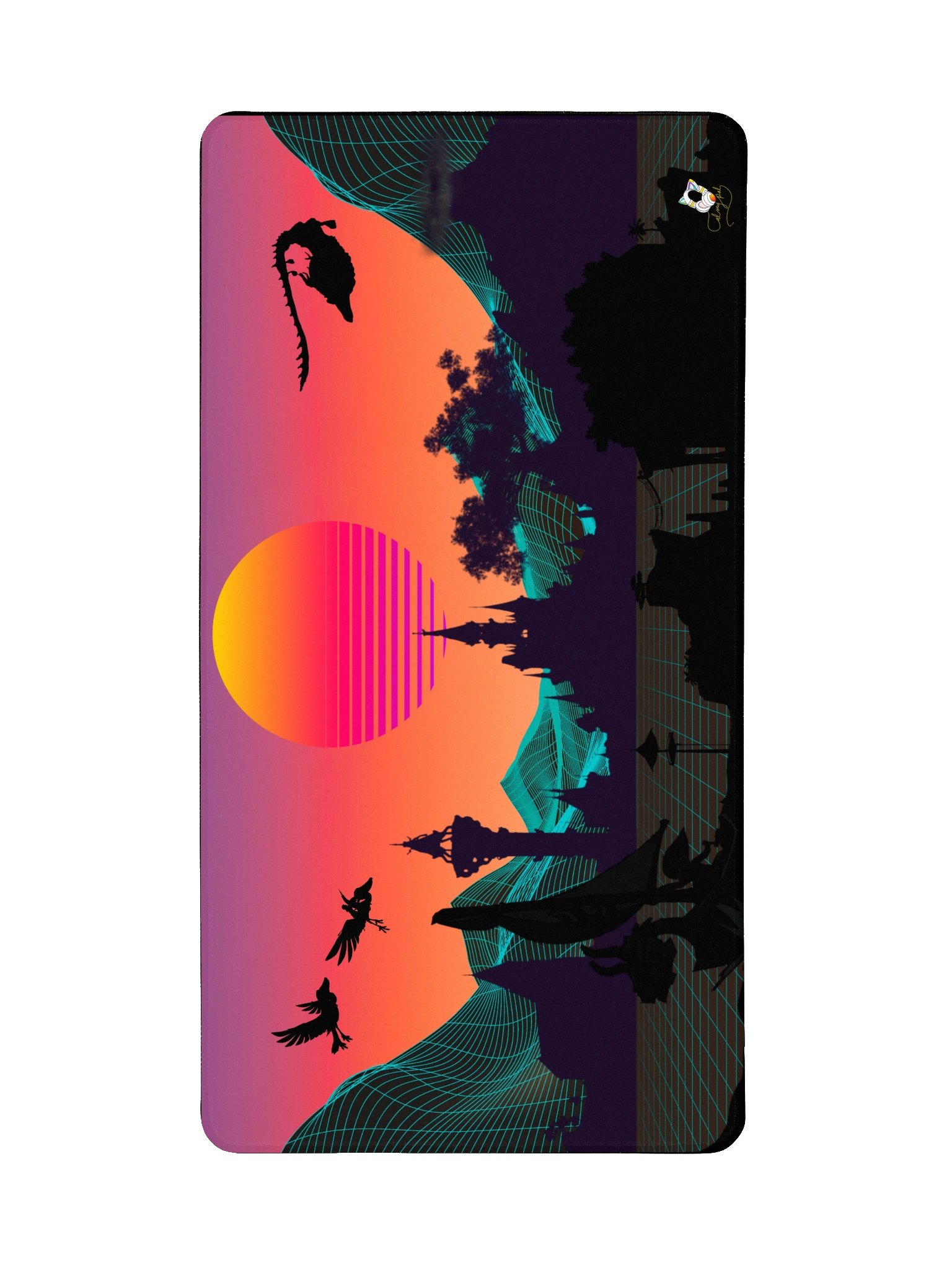 TLOZ Sinthwave Desk Mat XL product image (2)
