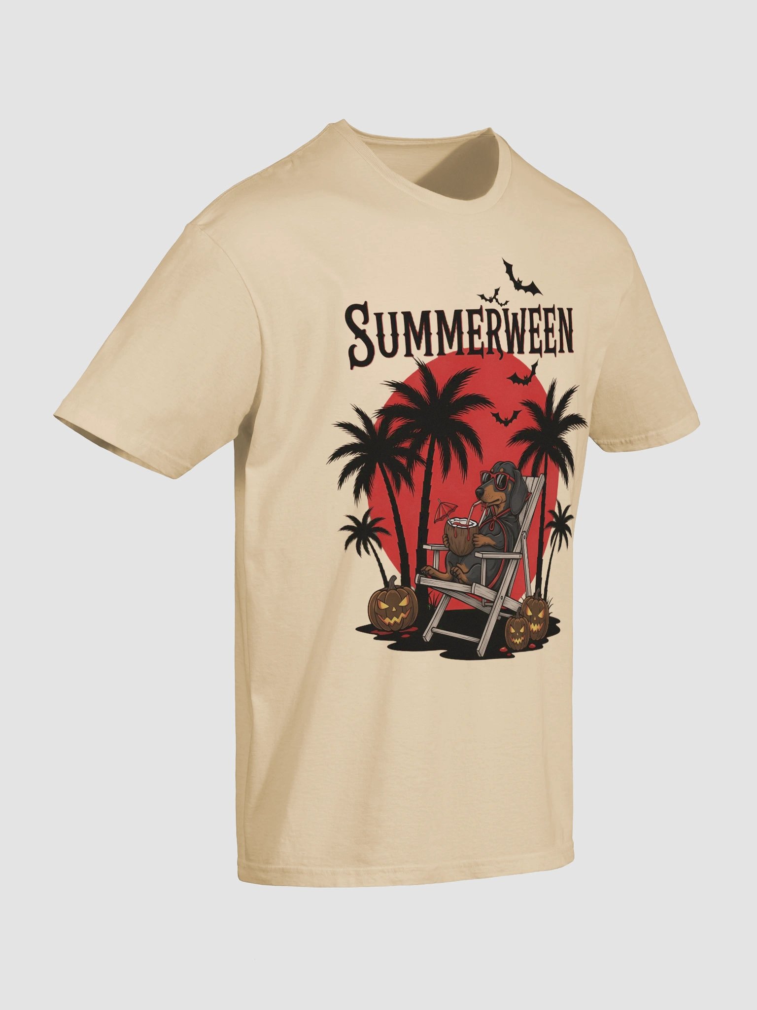 Summerween Vampire Dachshund T-Shirt product image (47)