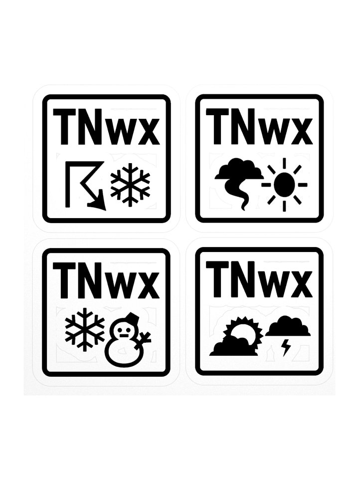 TennesseeWx Sticker Sheet 1 product image (1)
