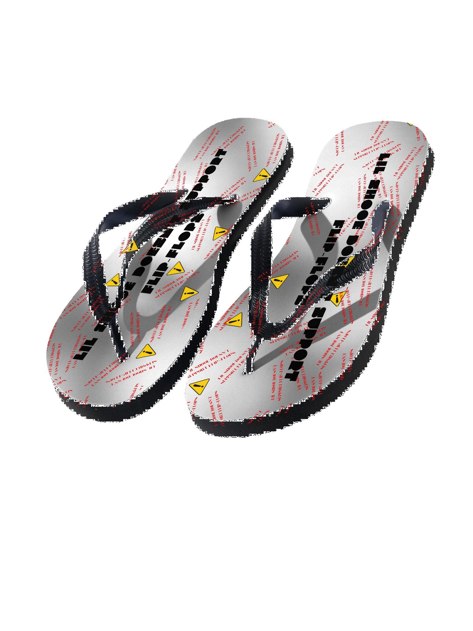 Premium Super Expensive "LIL SHOOE DOESN'T SUPPORT FLIP-FLOPS" Flip-Flops product image (1)