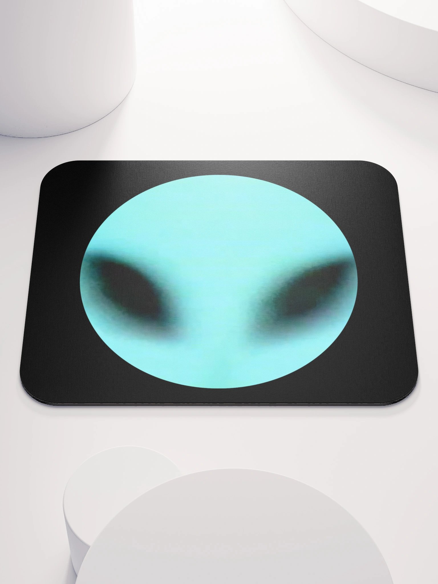 BLUE TWO MOUSE PAD - Black | Scole Archive Collection #4 product image (1)