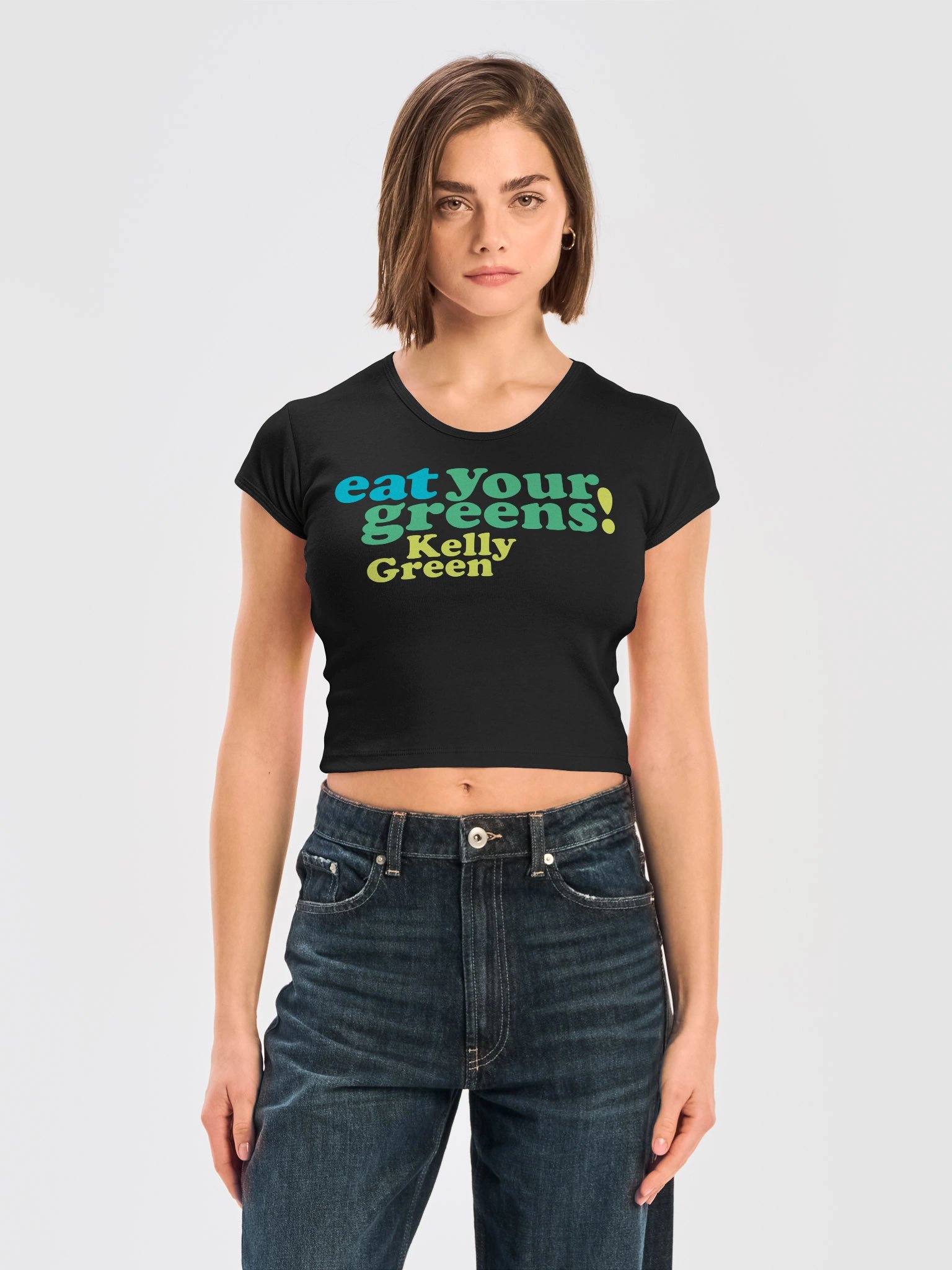 Eat Your Greens! Cropped T-shirt product image (3)