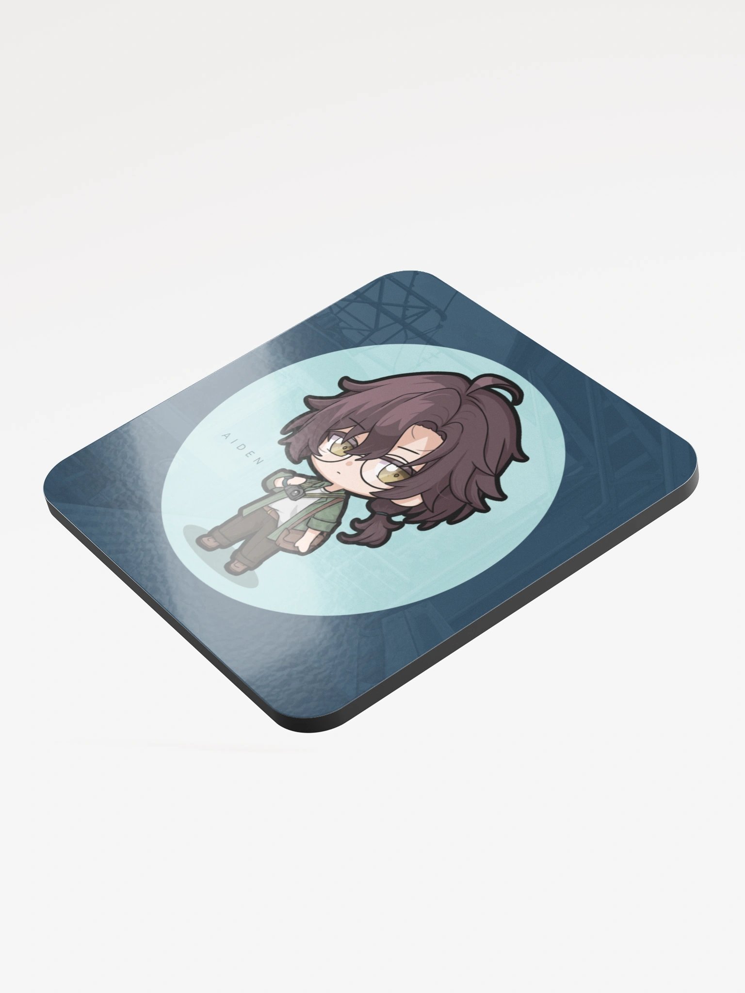 Aiden Glossed Cork Coaster product image (3)