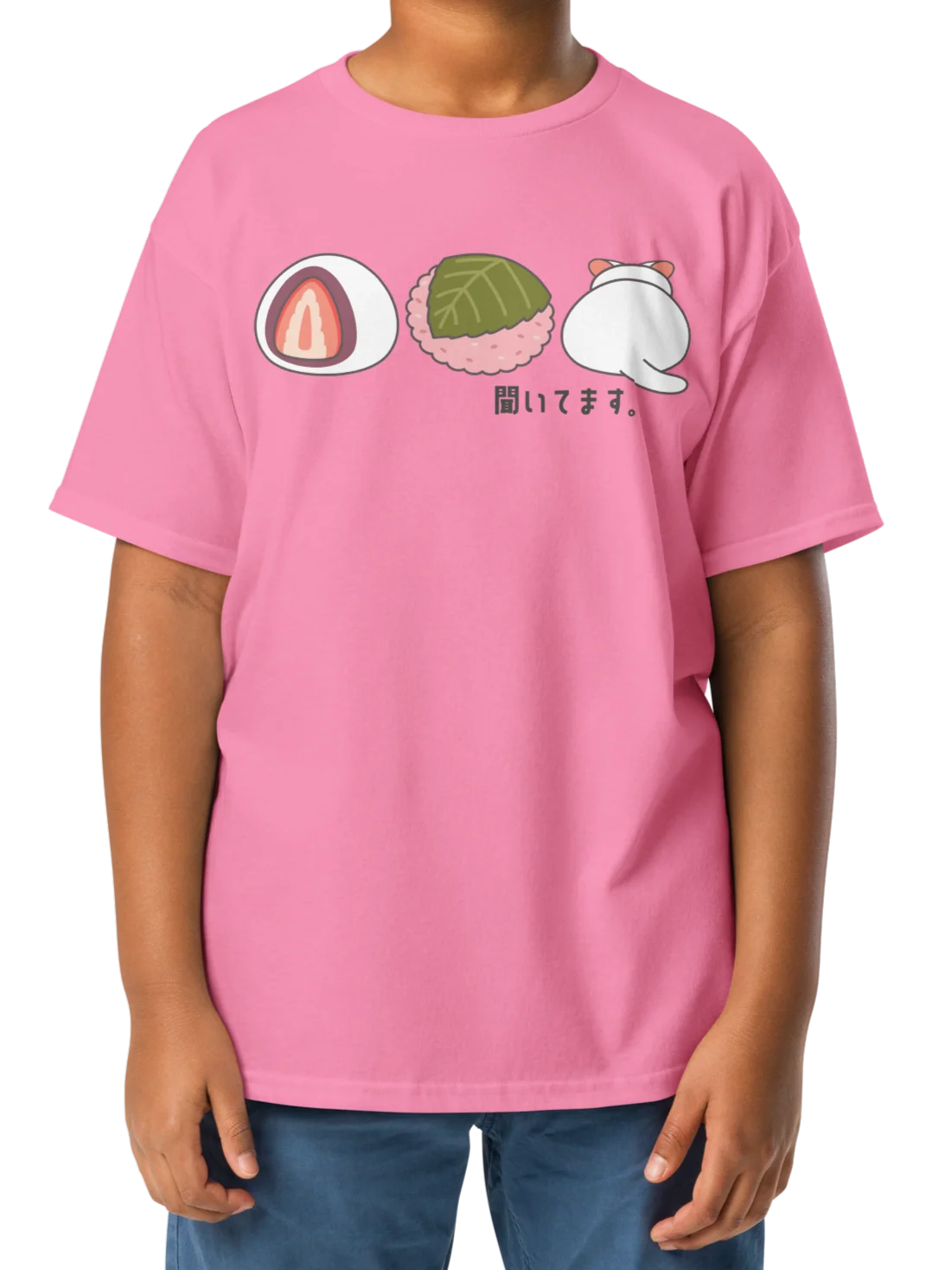 Daifuku Mochi Cat - Unisex Youth Heavyweight T-shirt product image (6)