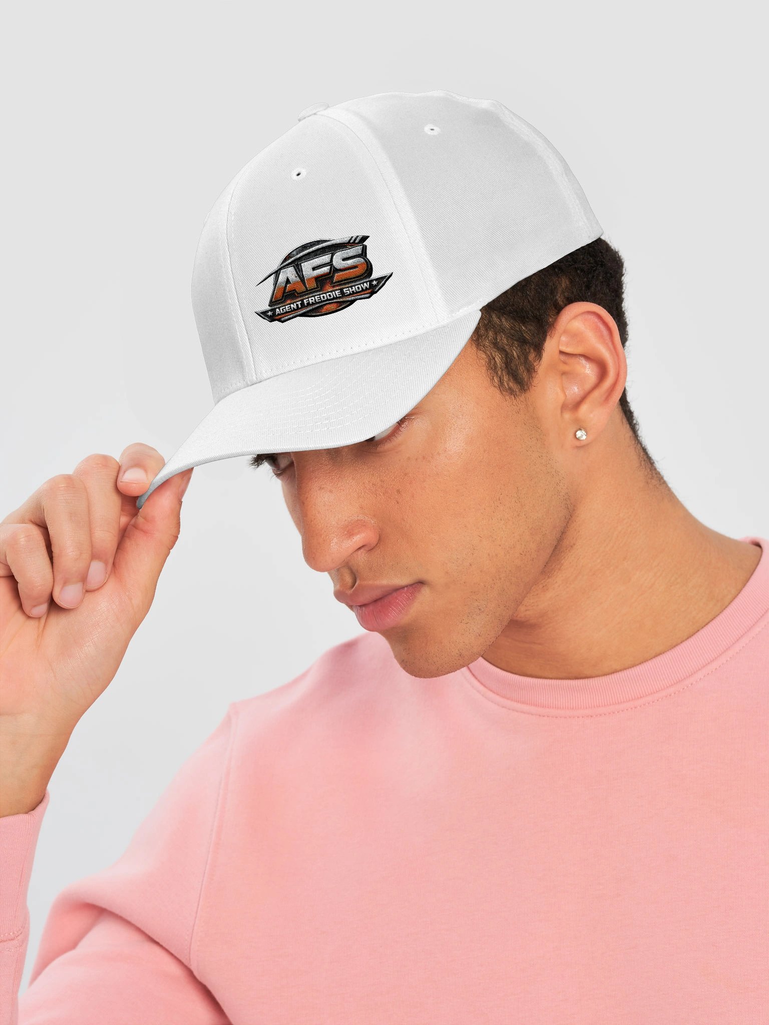 Agent Freddie Show AR logo - Flexfit hat product image (5)