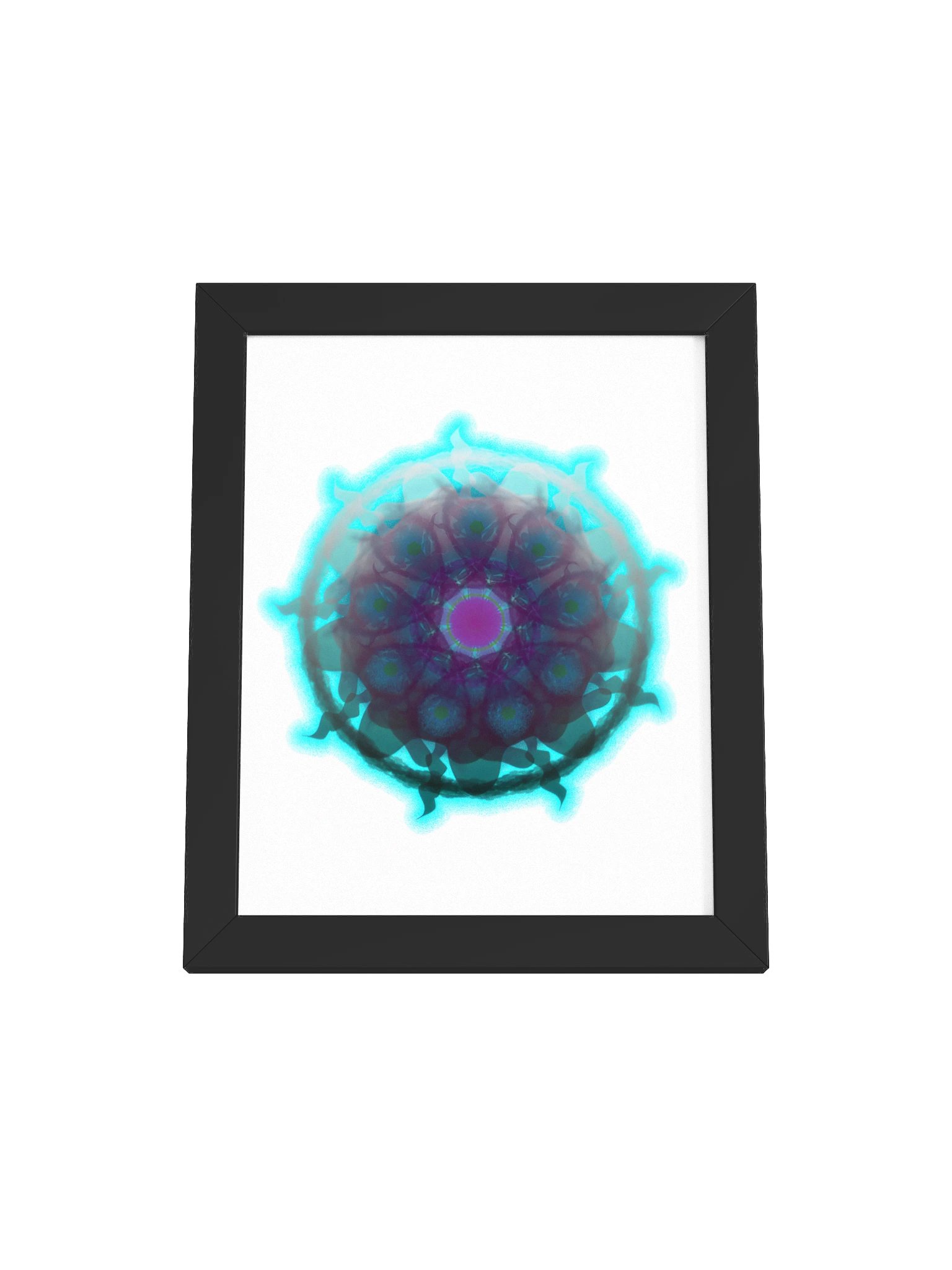 Neon Bloom Framed Poster product image (1)