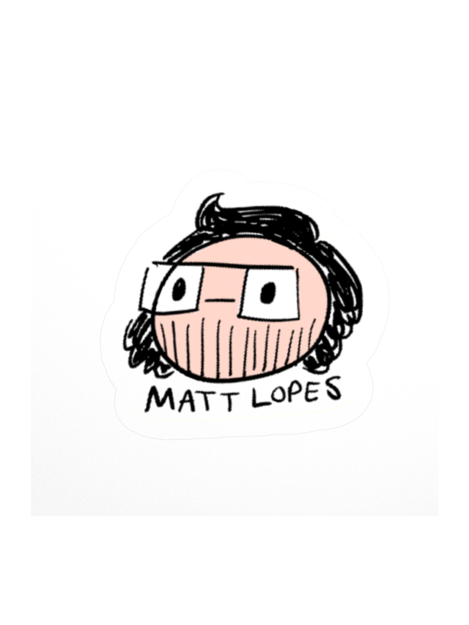 Matt Lopes Head Sticker product image (2)